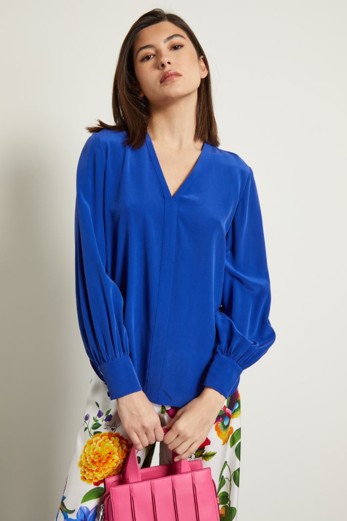 Blusa in pura seta Fashion Market Blusa in pura seta Fashion Market