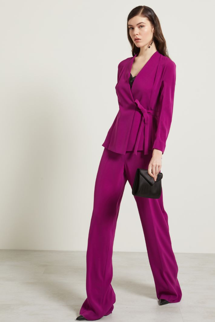 Pantaloni con cintone in vita Fashion Market