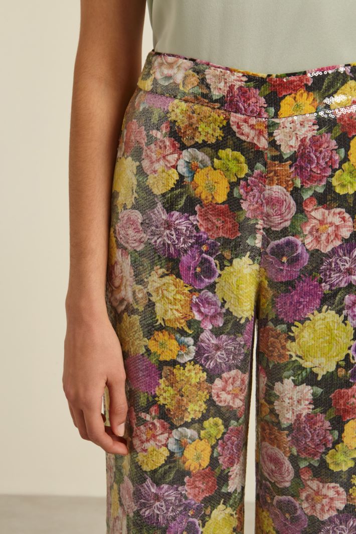 Pantalone con paillette Fashion Market
