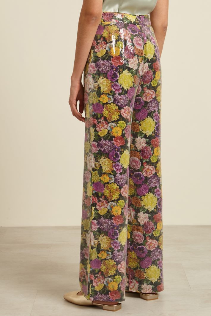 Pantalone con paillette Fashion Market