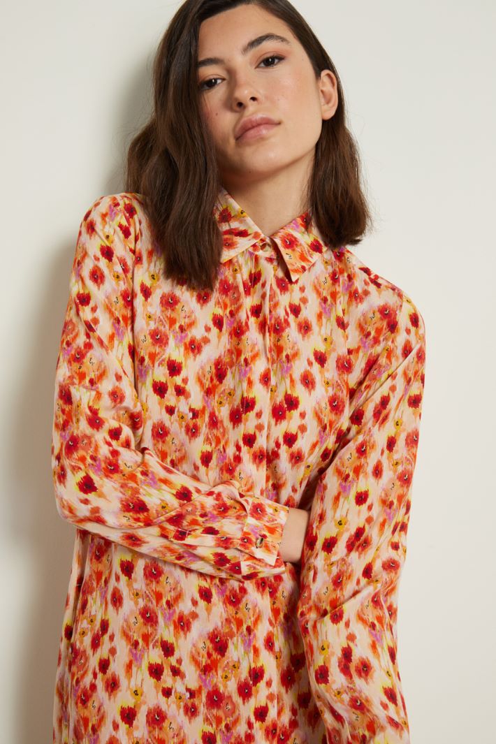 Casacca lunga stampata Fashion Market