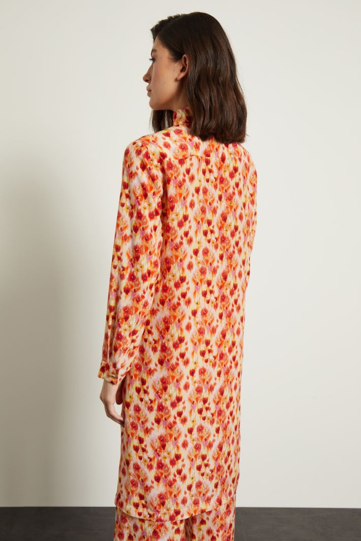 Casacca lunga stampata Fashion Market