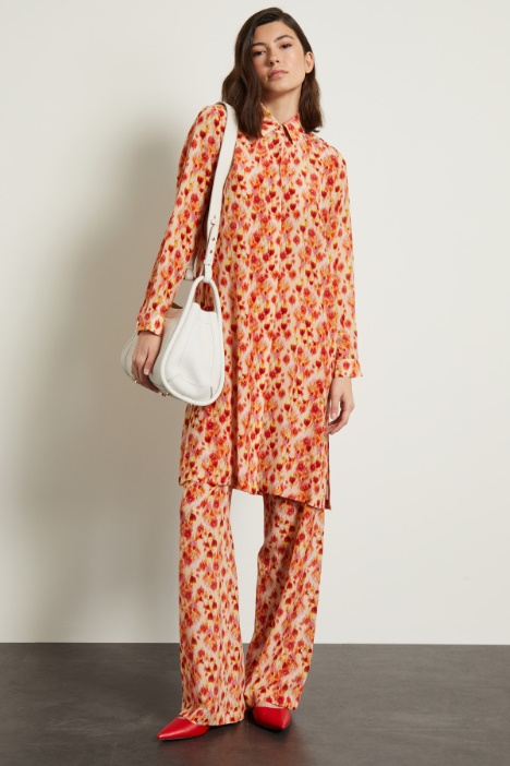 Casacca lunga stampata Fashion Market