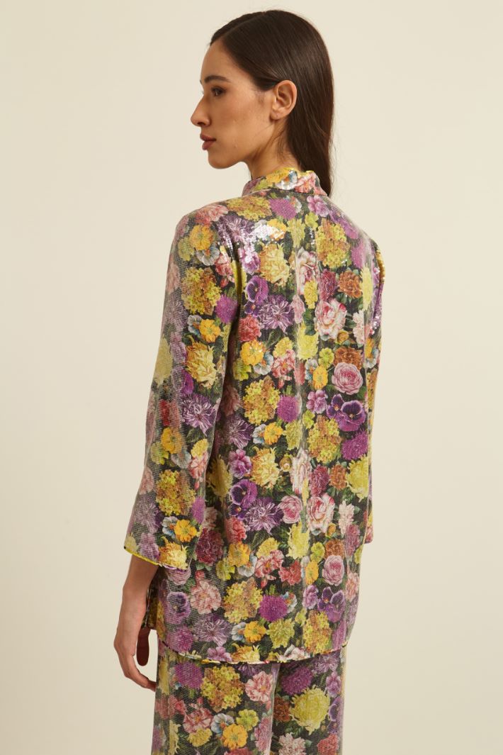 Tunica in raso con paillettes Fashion Market