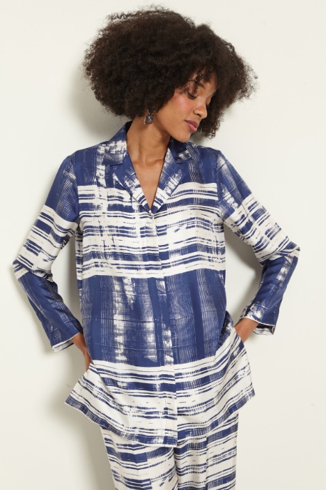 Casacca over in seta Fashion Market