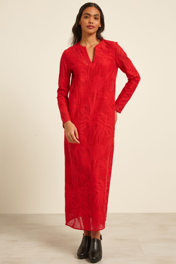 Abito caftano in pizzo Fashion Market