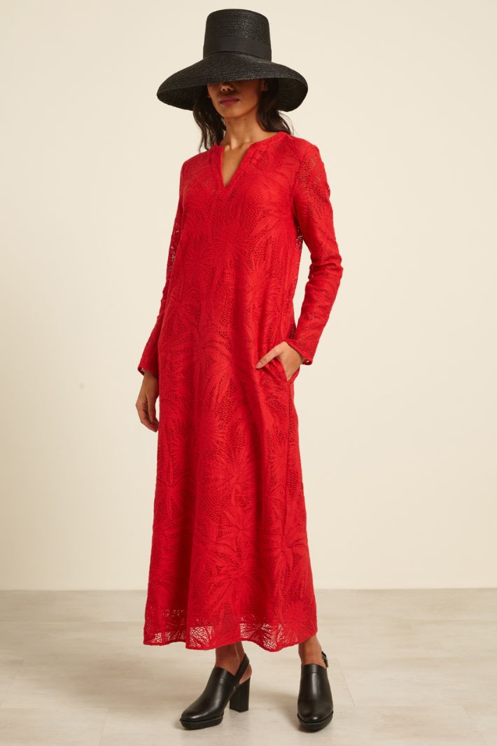 Abito caftano in pizzo Fashion Market