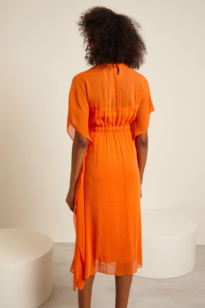 Abito in georgette con coulisse Fashion Market