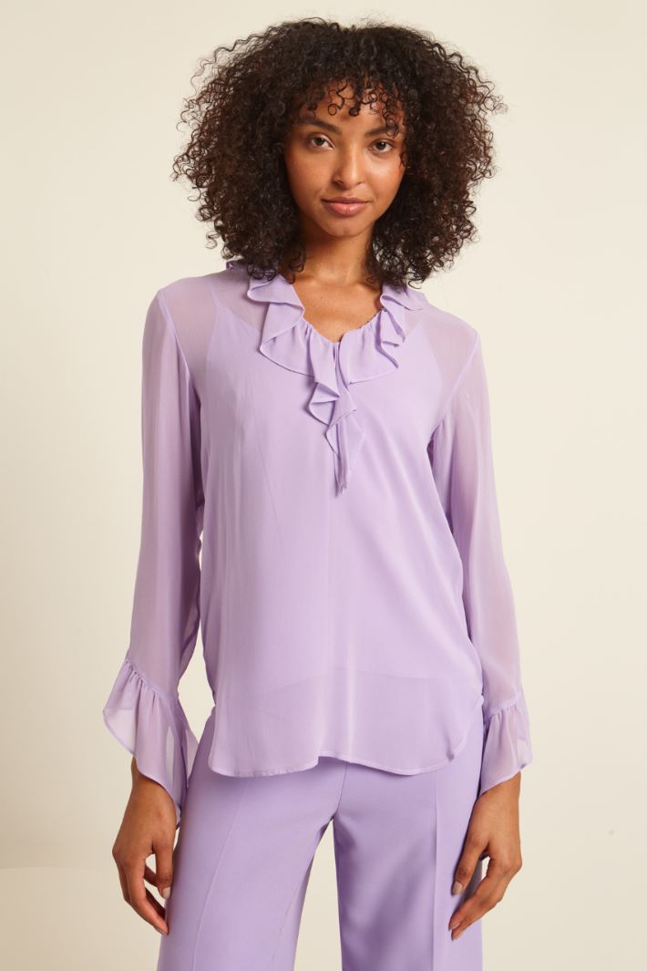 Blusa con rouches Fashion Market