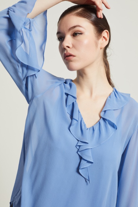 Blusa con rouches Fashion Market