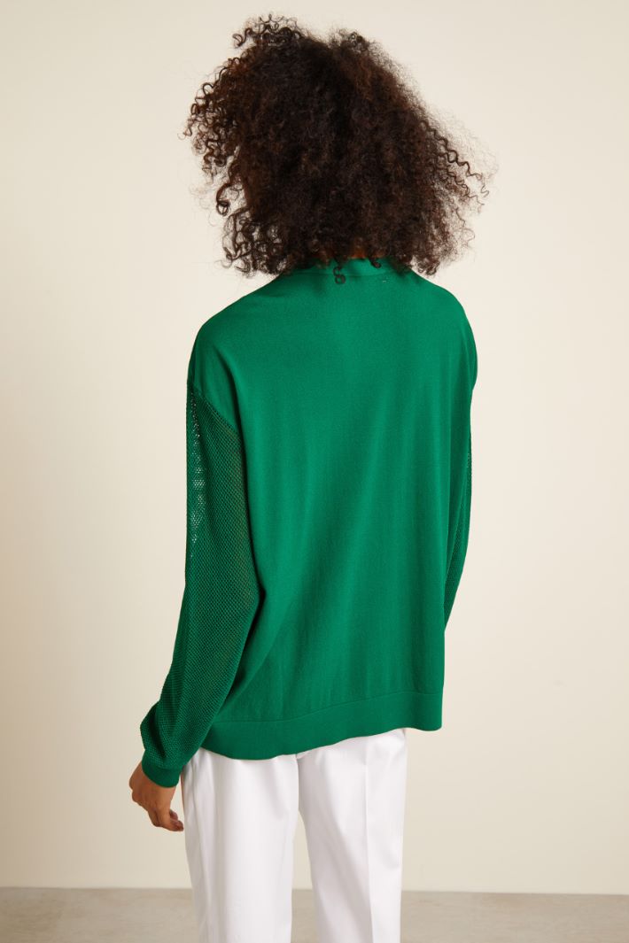 Maglia con maniche a rete Fashion Market