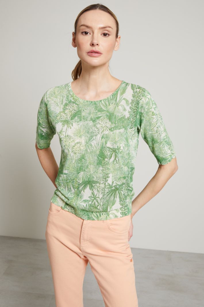 Maglia leggera stampata Fashion Market