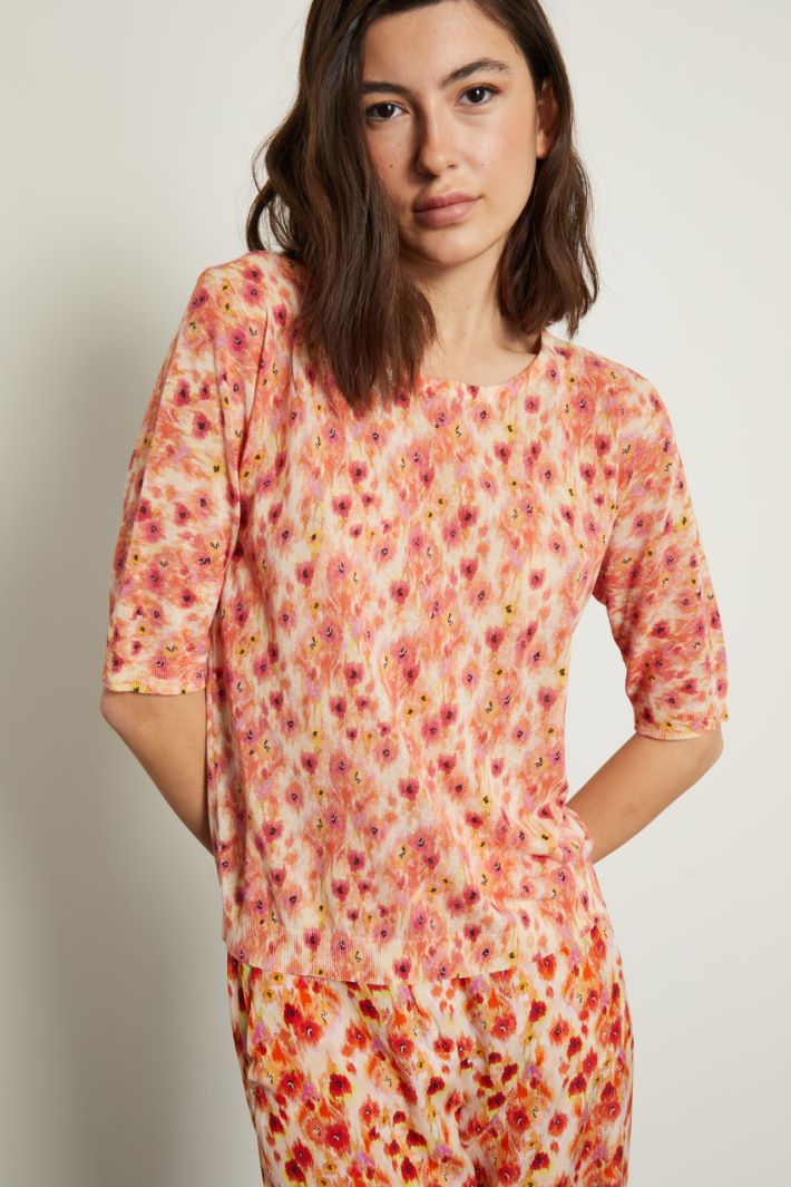 Maglia leggera stampata Fashion Market