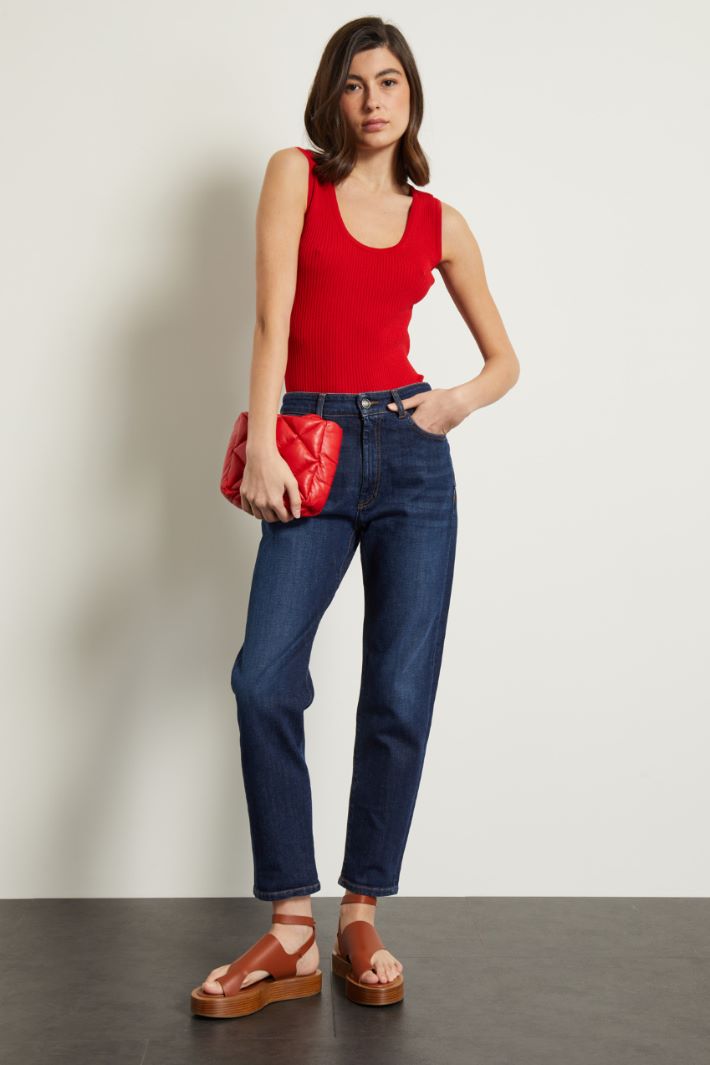 Top in maglia a coste Fashion Market Top in maglia a coste Fashion Market