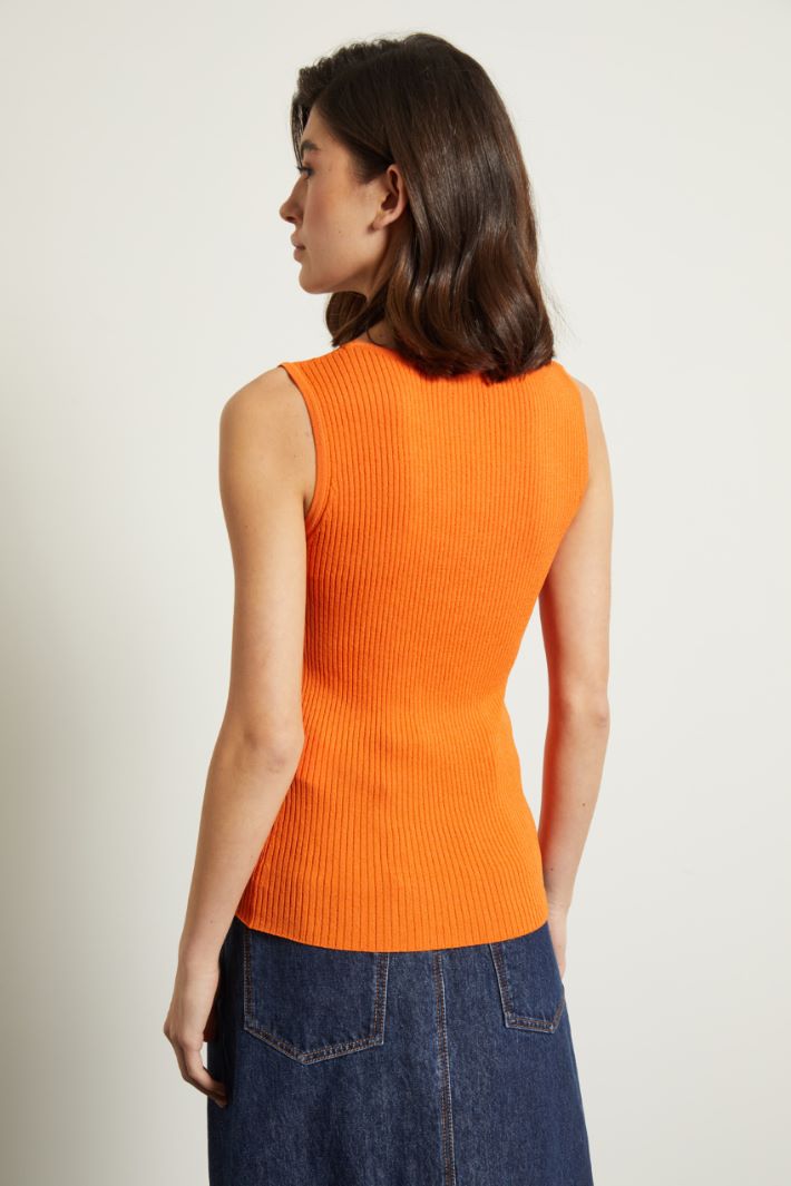 Top in maglia a coste Fashion Market Top in maglia a coste Fashion Market