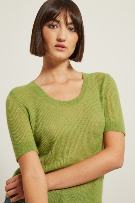 Maglia aderente a coste Fashion Market