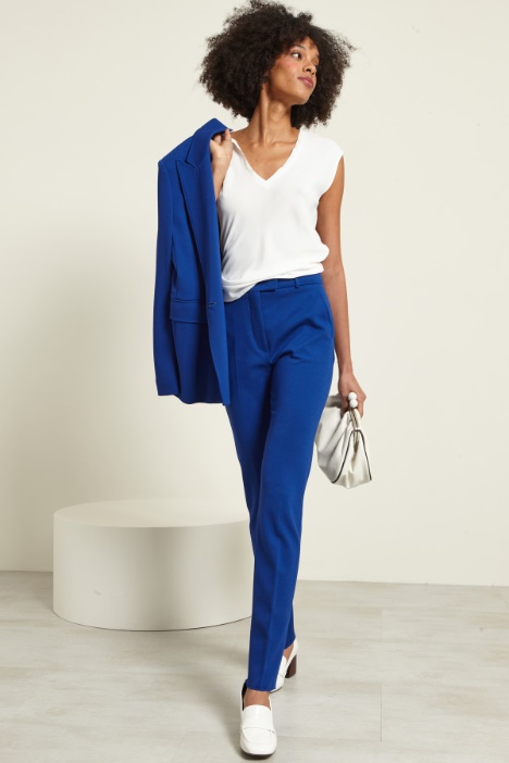 Pantaloni a sigaretta in jersey Fashion Market