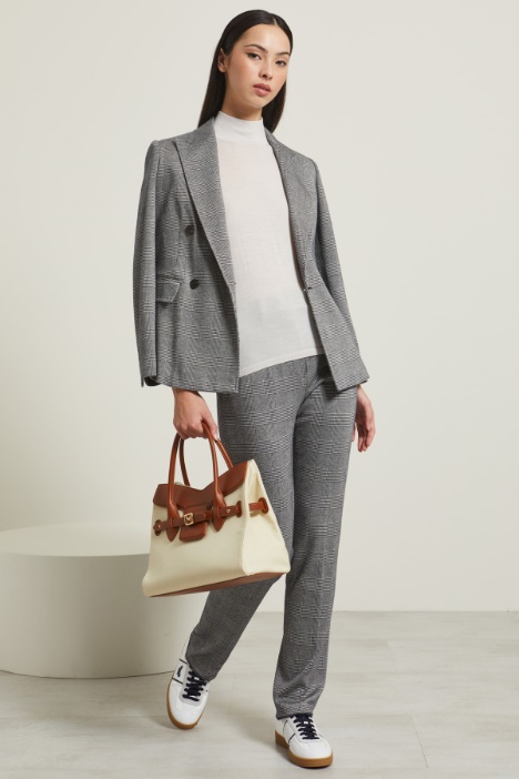 Pantaloni in jersey jacquard Fashion Market