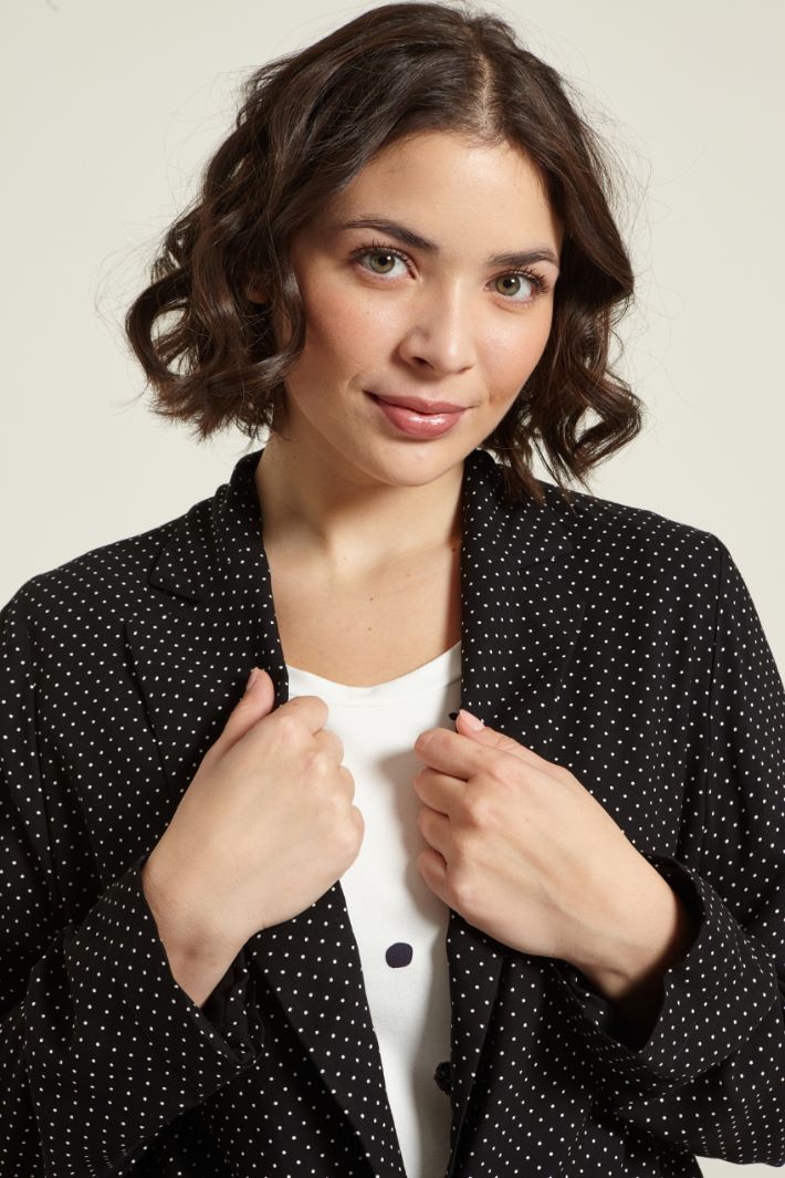 Blazer in tela stampata Fashion Market