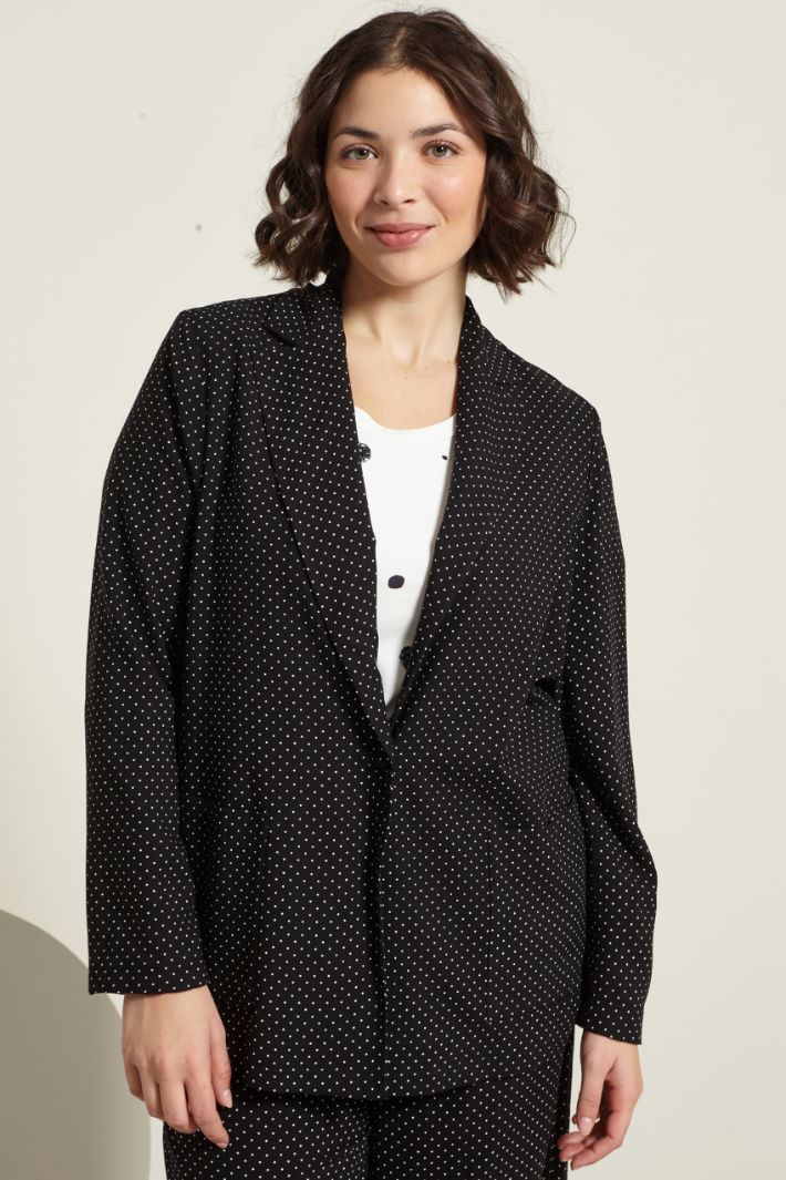 Blazer in tela stampata Fashion Market