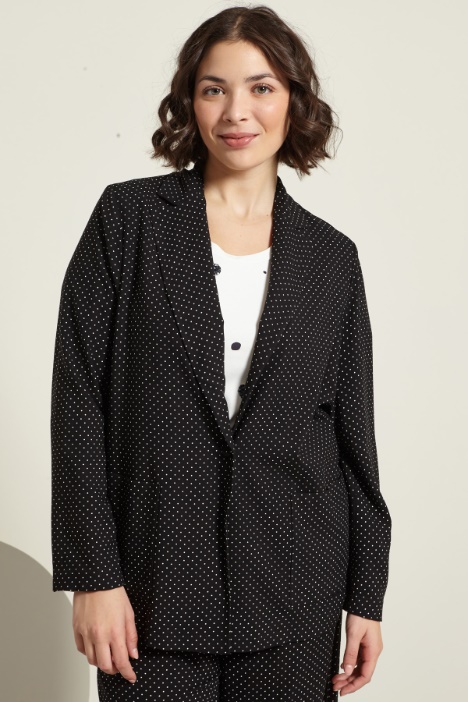 Blazer in tela stampata Fashion Market