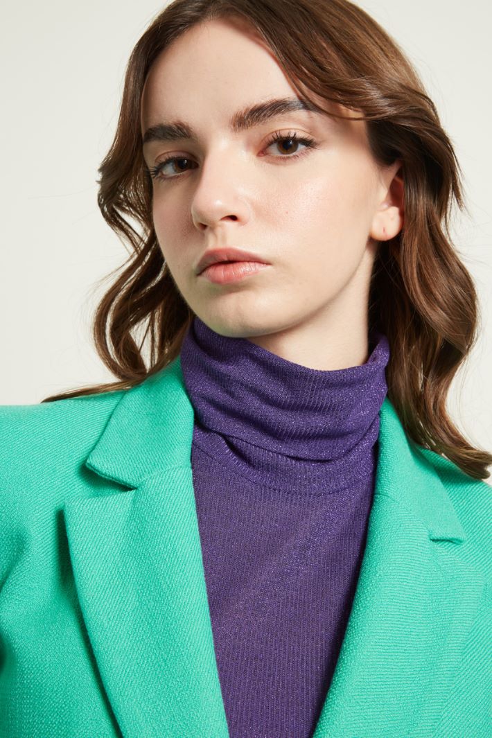 Blazer sfiancato in stuoia Fashion Market