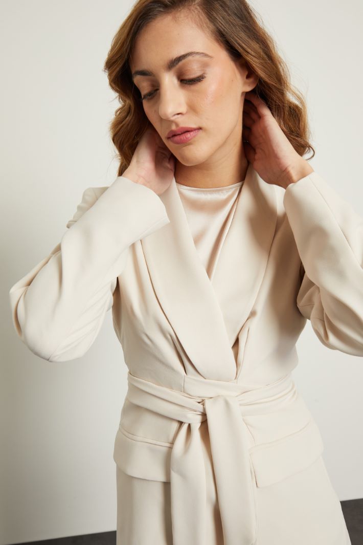 Blazer con collo sciallato  Fashion Market