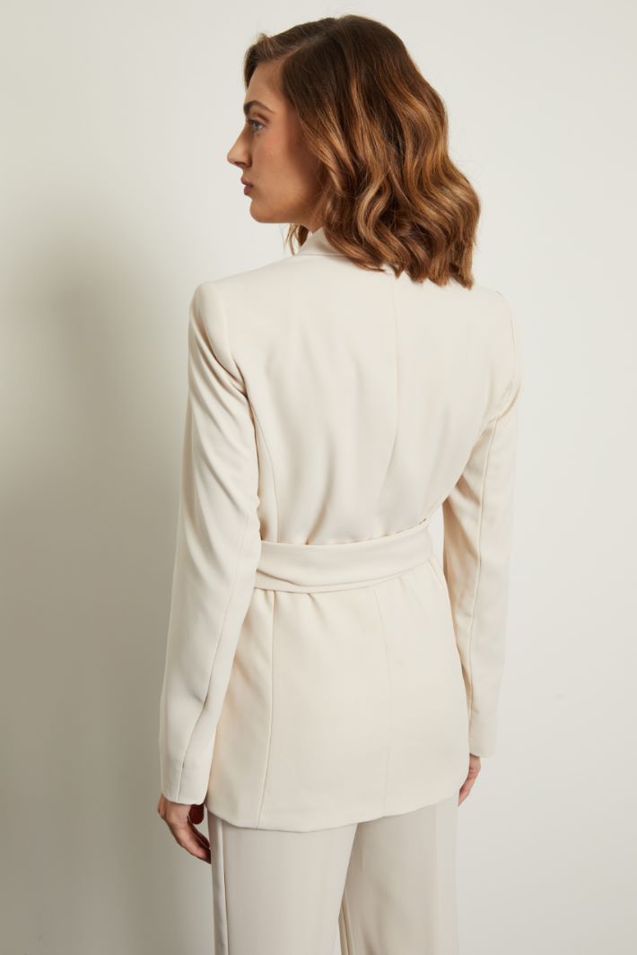 Blazer con collo sciallato  Fashion Market