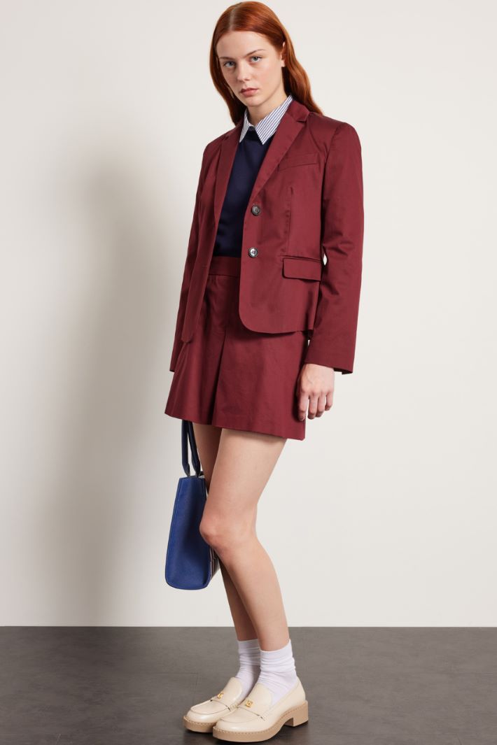 Blazer in raso di cotone Fashion Market