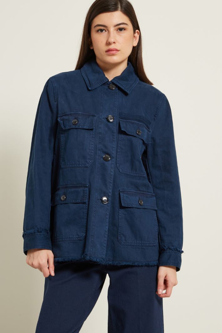 Giacca in drill con tasche Fashion Market