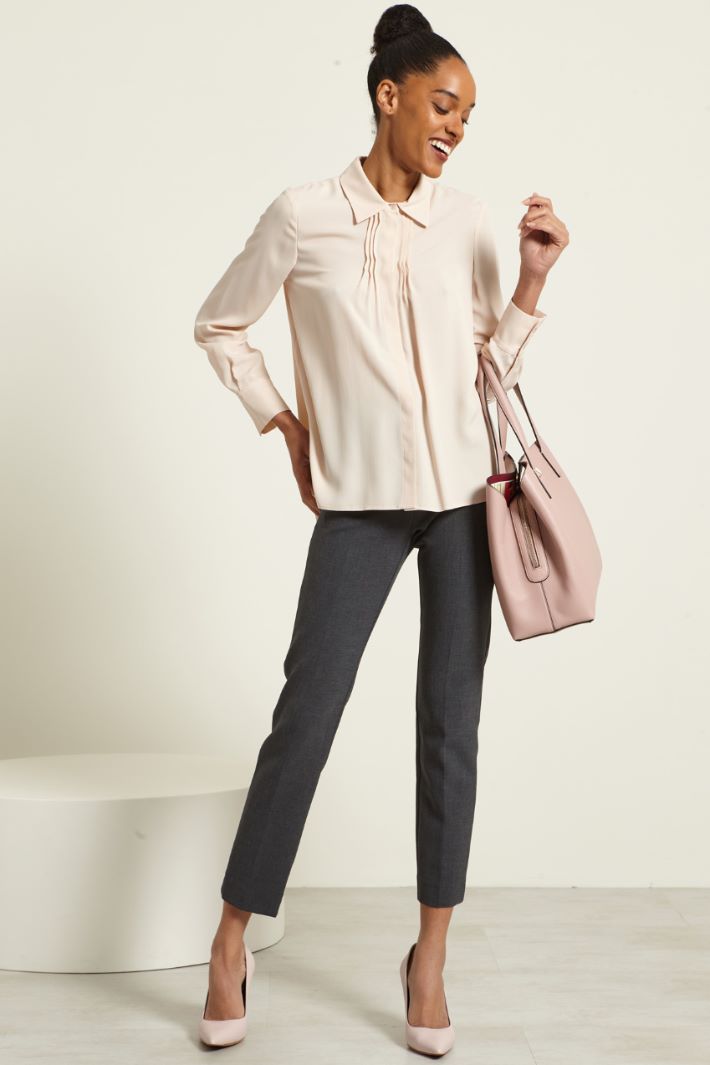 Camicia con pieghe cucite Fashion Market Camicia con pieghe cucite Fashion Market