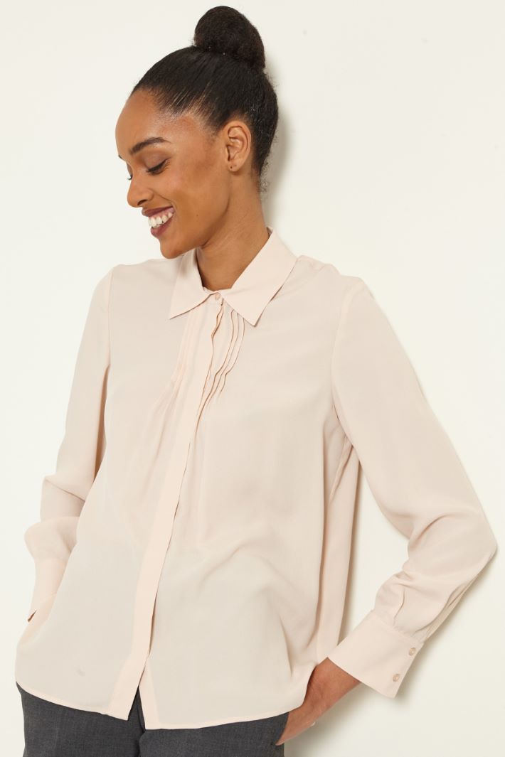 Camicia con pieghe cucite Fashion Market Camicia con pieghe cucite Fashion Market