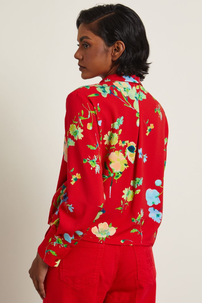 Blusa con incrocio Fashion Market