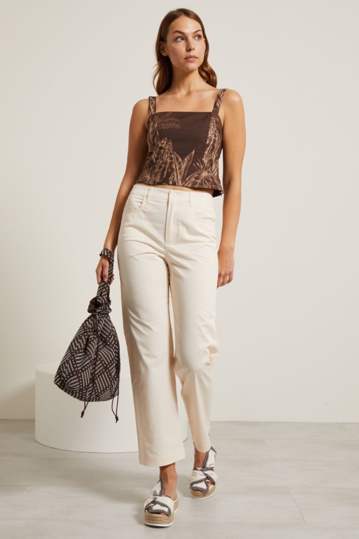 Pantaloni con tasca nel retro  Fashion Market