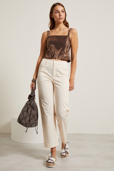 Pantaloni con tasca nel retro  Fashion Market