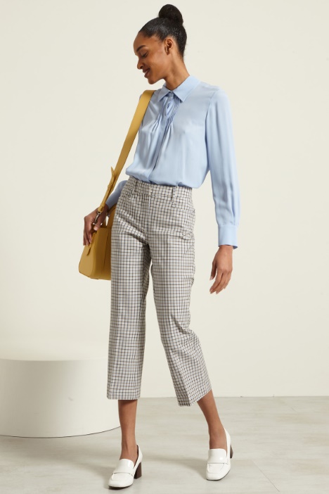 Pantaloni cropped stretch Fashion Market