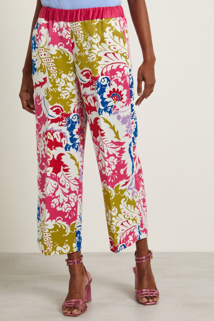 Pantaloni stampati Fashion Market