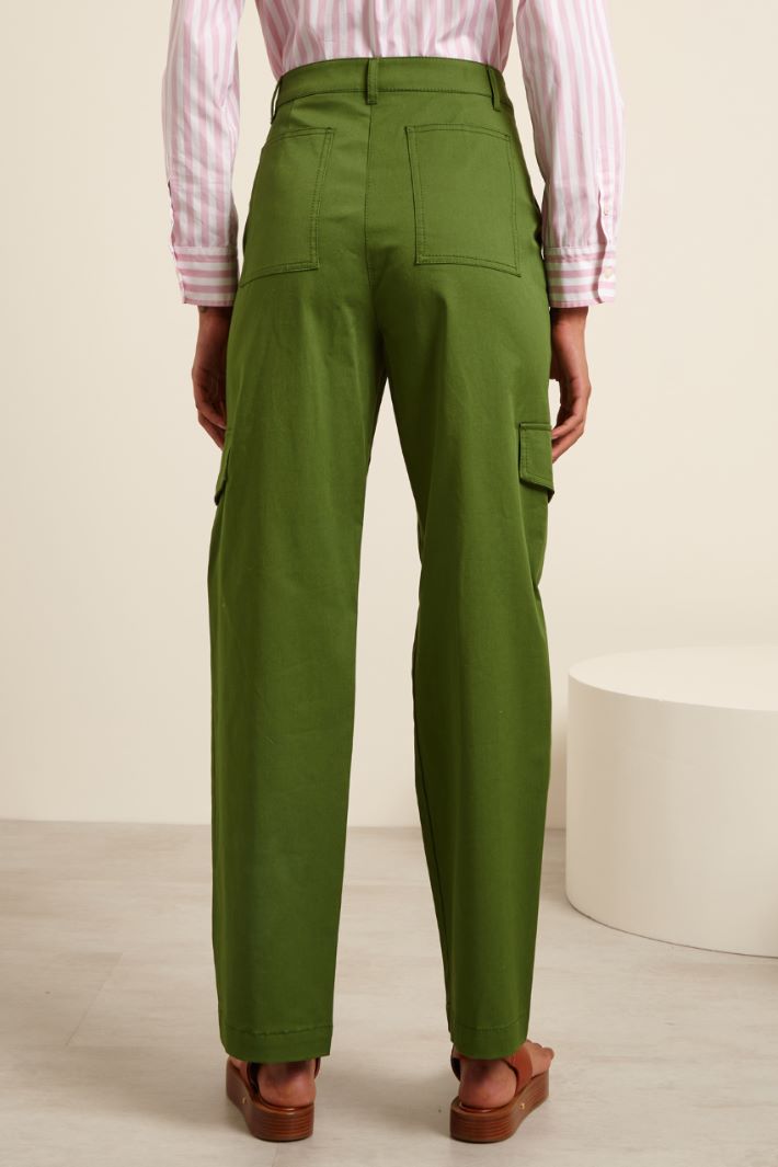 Pantaloni dritti in cotone Fashion Market