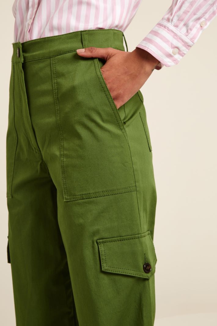 Pantaloni dritti in cotone Fashion Market