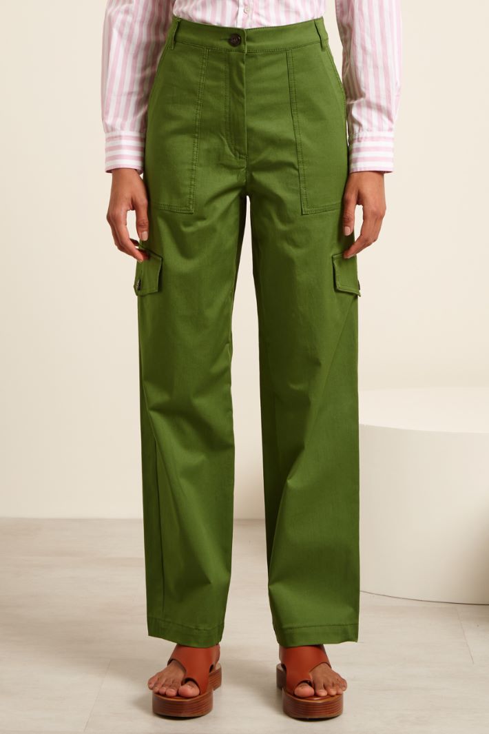 Pantaloni dritti in cotone Fashion Market