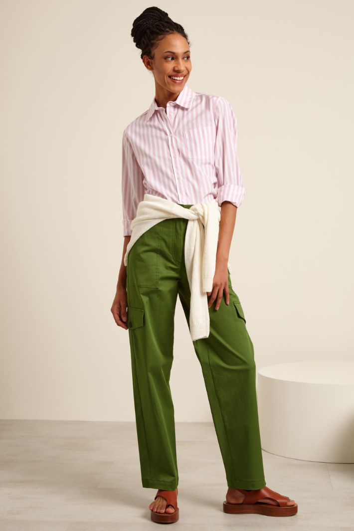 Pantaloni dritti in cotone Fashion Market