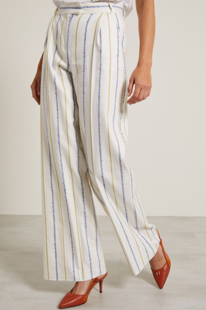 Pantaloni gessati Fashion Market