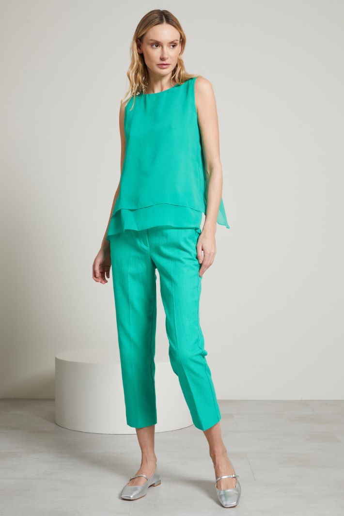 Pantaloni in tela armaturata Fashion Market