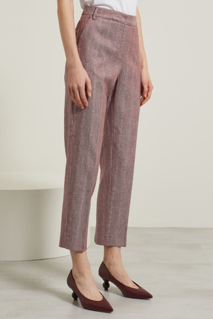 Pantaloni a sigaretta gessati Fashion Market Pantaloni a sigaretta gessati Fashion Market