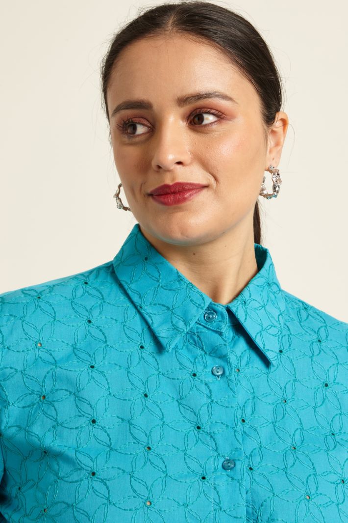 Casacca in cotone sangallo Fashion Market