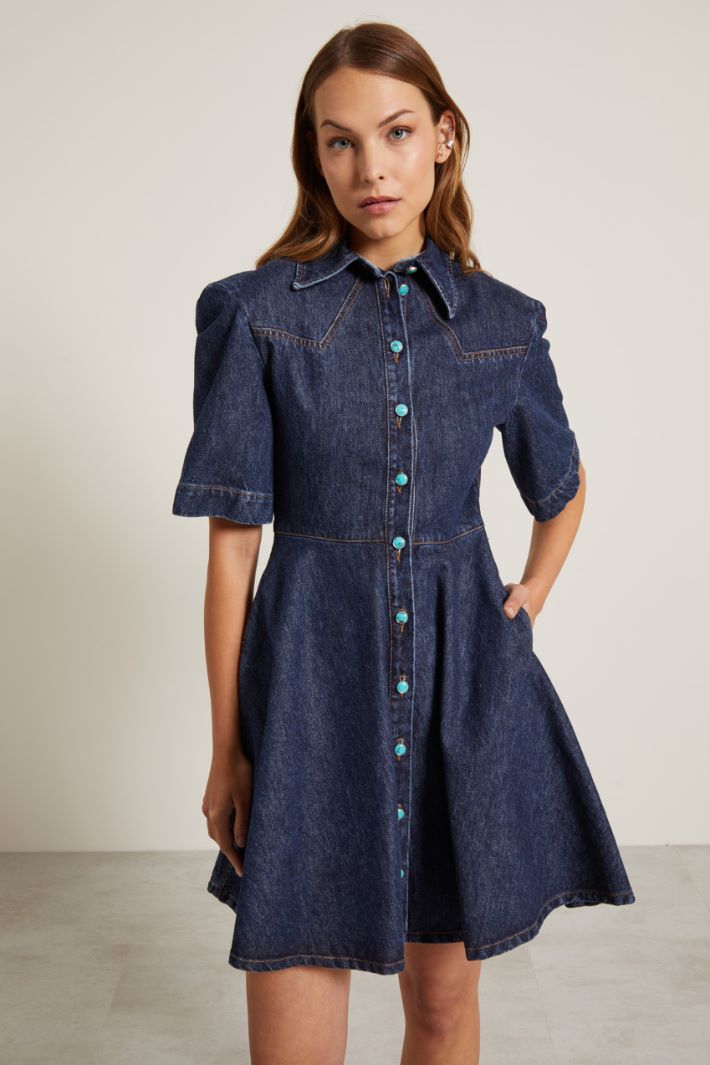 Chemisier corto in denim Fashion Market