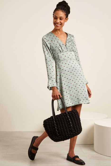 Abito corto in twill Fashion Market