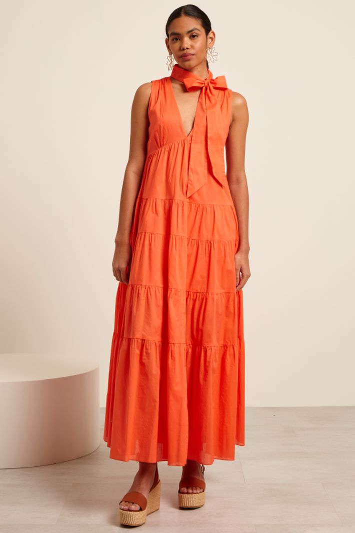 Abito con collo a foulard Fashion Market