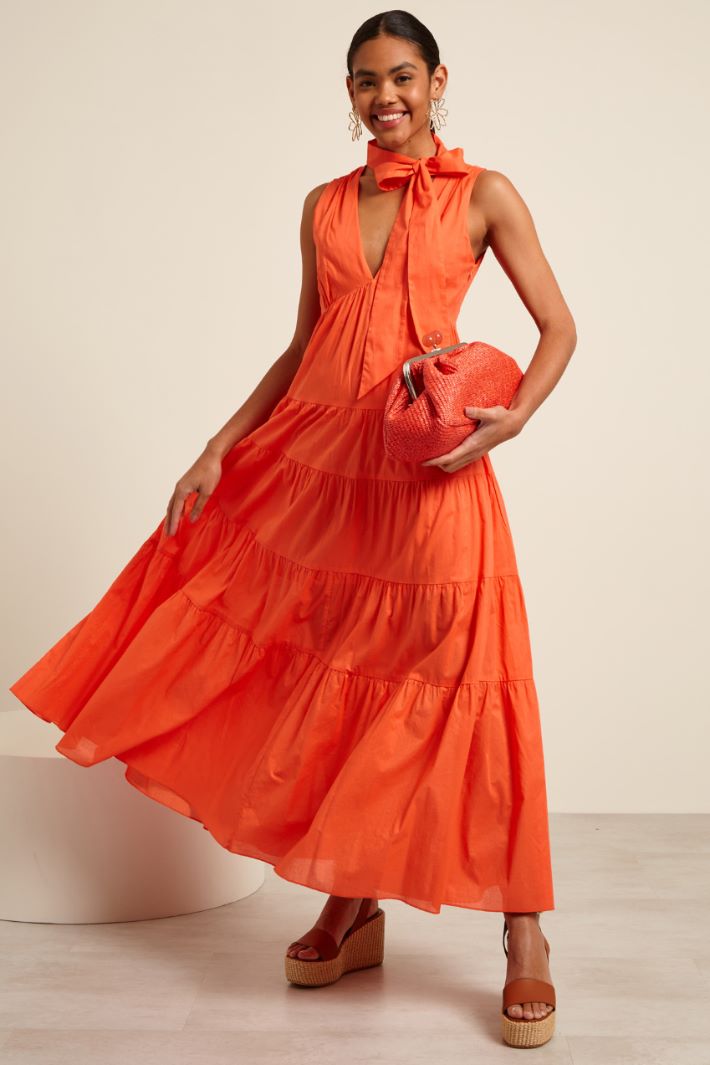 Abito con collo a foulard Fashion Market