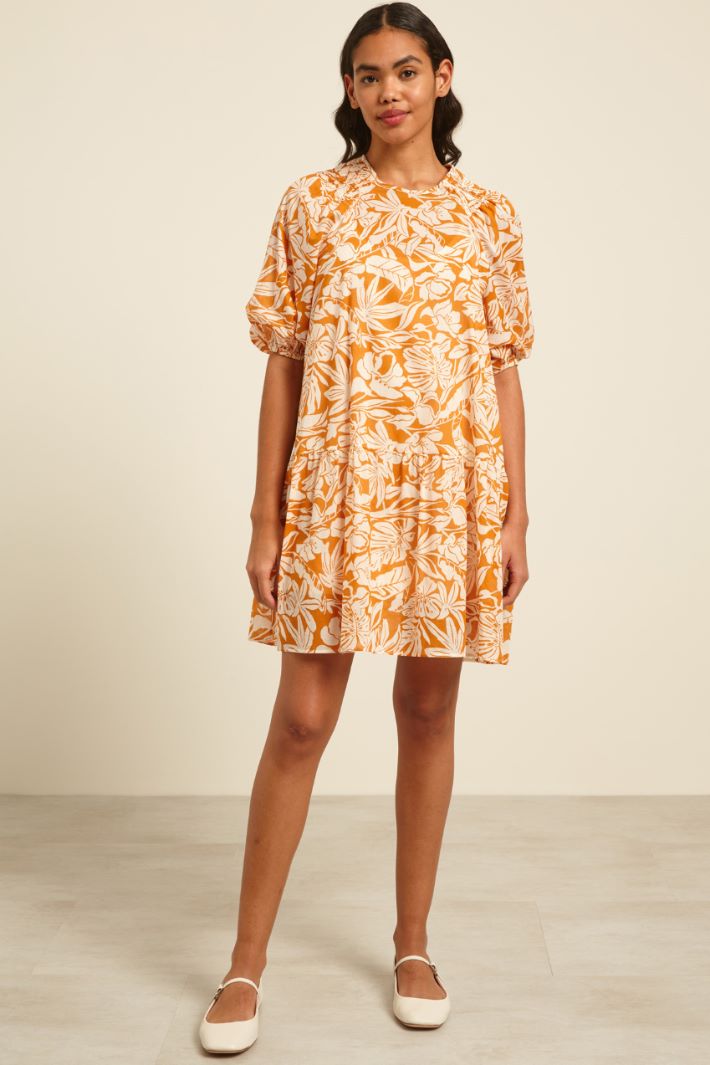 Abito a grembiule stampato Fashion Market